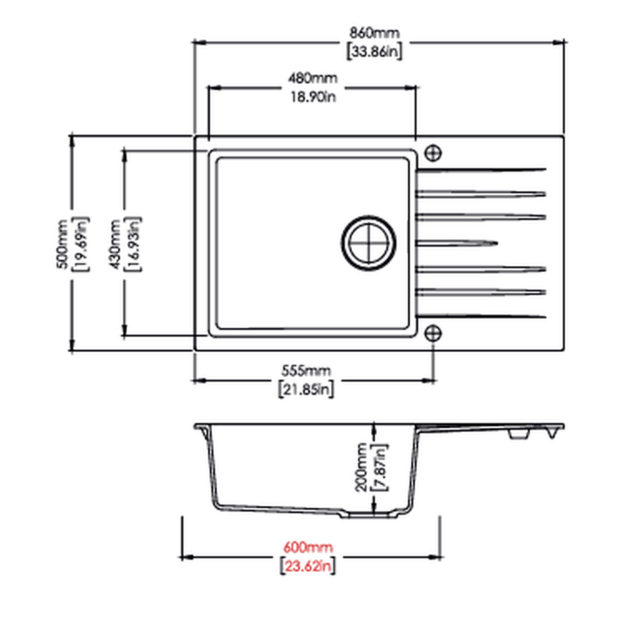 Carysil CY- TIP TOE D100B, quartz (view 2)